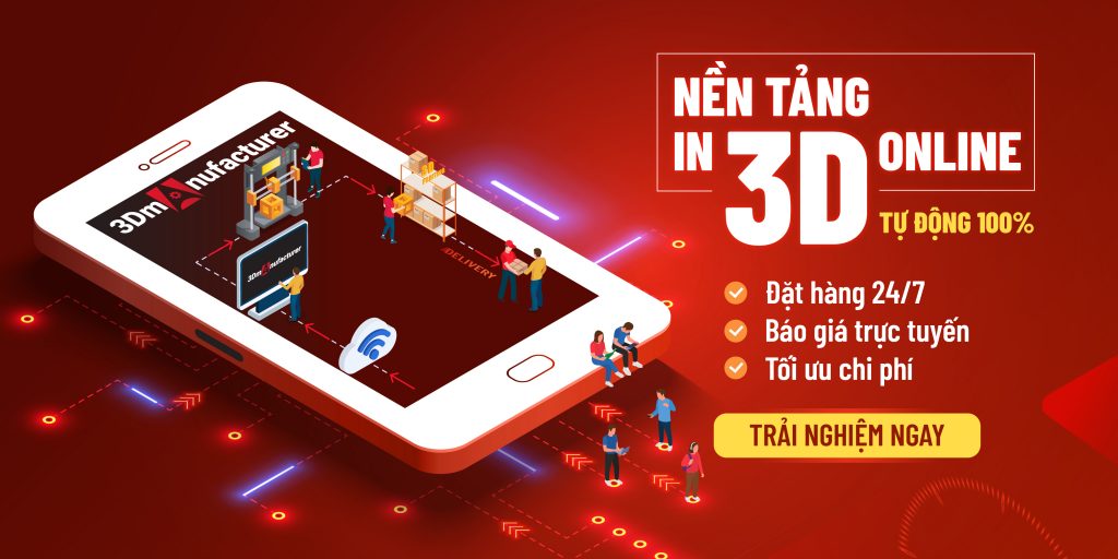 3Dmanufacturer - nen tang in 3D online dau tien tai Viet Nam