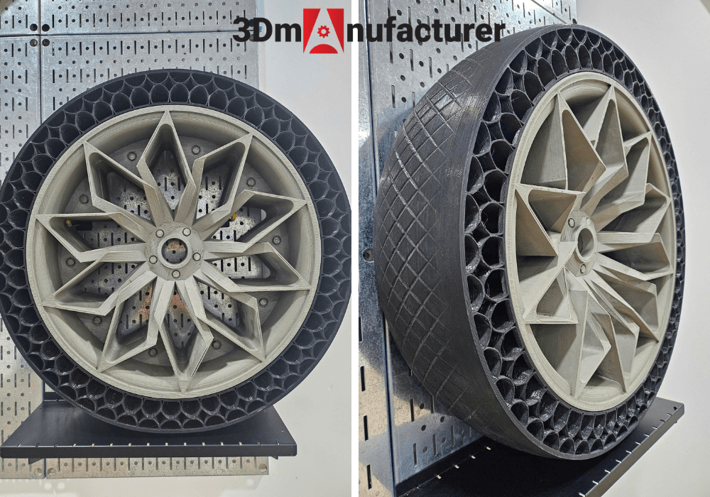 In 3D Airless Wheel (bánh xe khônh hơi) bằng công nghệ FDM