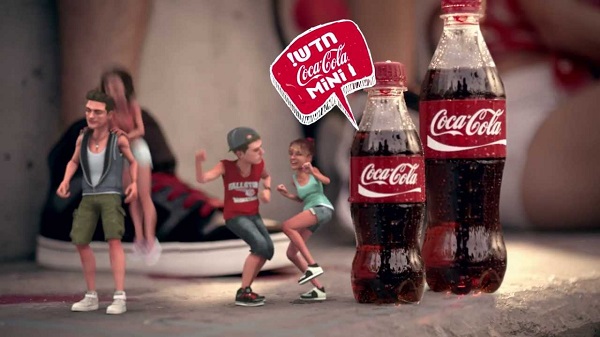 In 3D mô hình quảng cáo CocaCola là một ví dụ điển hình