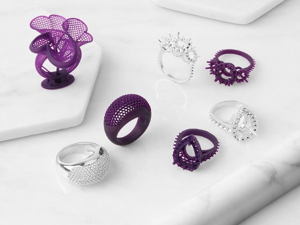 Sản phẩm in được tạo thành từ vật liệu resin